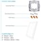 Luxrite 4 Inch Square LED Flush Mount Light 3 CCT Selectable 3000K-5000K 10W 600LM Dimmable 2-Pack LR23591-2PK - alternate 4